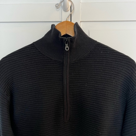 Aerie | Offline | NWT| Women’s | Turtleneck | Quarter Zip | Ribbed | Black | xxs - Picture 3 of 9